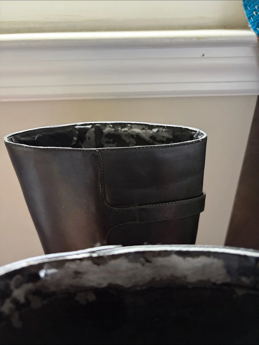 Sam Edelman Black Leather Riding Boots